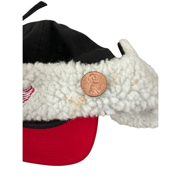 Detroit Red Wings New Era Wool Sherpa Lined Bill Trapper HAt Size 7 1/2 - Picture 9 of 9